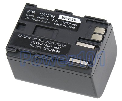 Canon FVM1 BP-522 Camcorder Battery