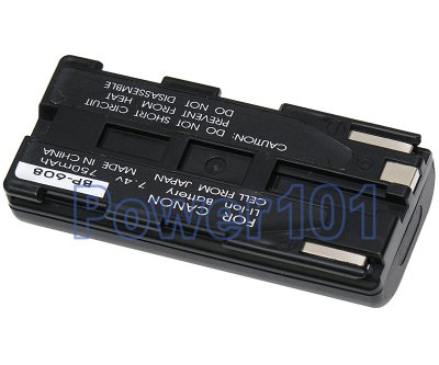 BP-608 battery for Canon Li-Ion 7.4V 750mAh