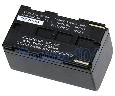 BP-930 battery for Canon Li-Ion 7.2V 4000mAh