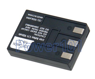 NB-3L battery for Canon Li-Ion 3.7V 900mAh