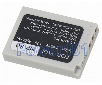NP-30 battery for FujiFilm Li-Ion 3.7V 600mAh