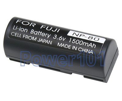 NP-80 battery for FujiFilm Li-Ion 3.6V 1500mAh