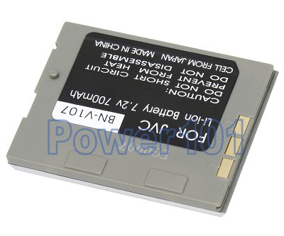 BN-V107 battery for JVC Li-Ion 7.2V 700mAh
