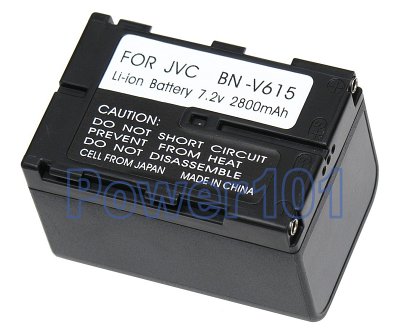 BN-V615 battery for JVC Li-Ion 7.2V 2800mAh