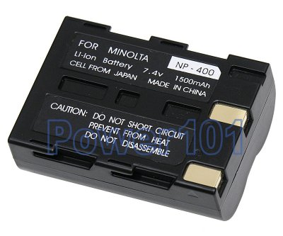 Minolta NP400 camera battery