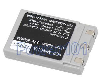NP-500 battery for Minolta Li-Ion 3.7V 800mAh