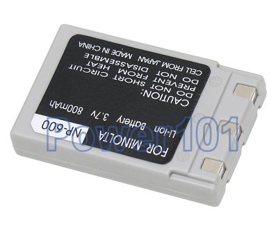 NP-600 battery for Minolta Li-Ion 3.7V 800mAh