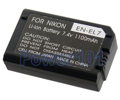 Nikon ENEL7 camera battery