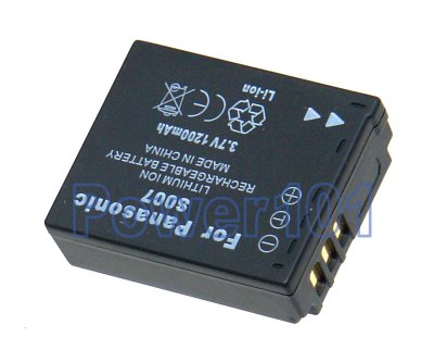 CGA-S007 battery for Panasonic Li-Ion 3.7V 1200mAh