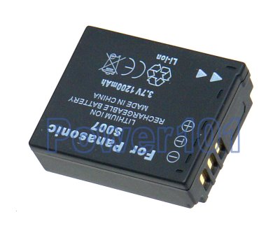 Panasonic DMC-TZ15 CGA-S007 Camera Battery