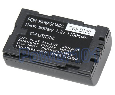 Panasonic NV-DS11 CGR-D120 Camcorder Battery