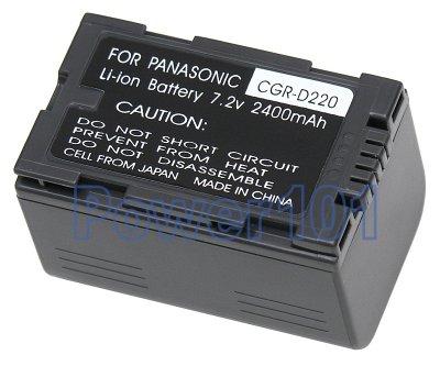 Panasonic AG-DVX102A CGR-D220 Camcorder Battery