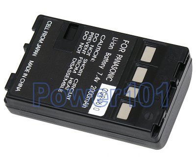 CGR-V610 battery for Panasonic Li-Ion 7.4V 2000mAh