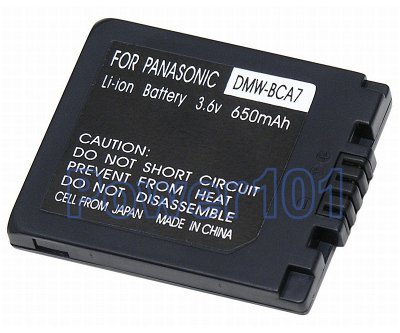 Panasonic DMWBCA7 camera battery