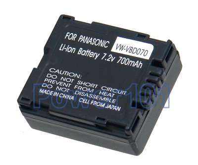 Hitachi DZ-HS300 CGA-DU07 Camcorder Battery