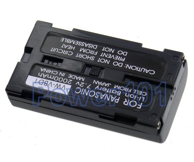 VW-VBD1 B202 battery for Panasonic Li-Ion 7.2V 2000mAh