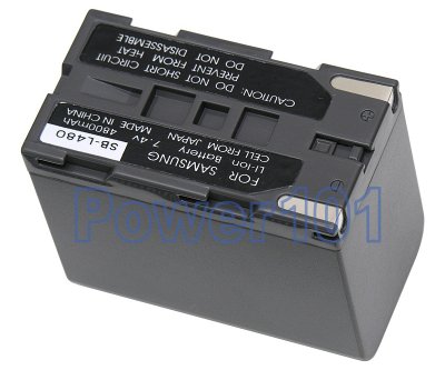 SB-L480 battery for Samsung Li-Ion 7.4V 4800mAh