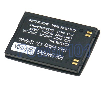 SB-P120A battery for Samsung Li-Ion 3.7V 1200mAh