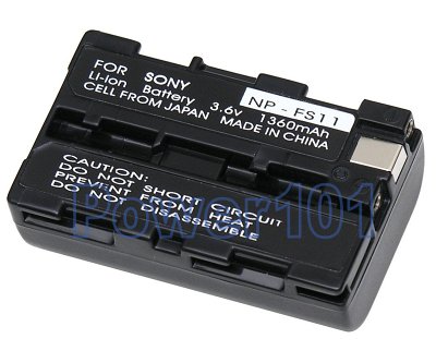 Sony CCD-CR1 (RUVI) NP-FS11 Camcorder Battery