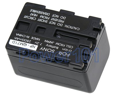 Sony CCD-TRV116 NP-QM71D Camcorder Battery